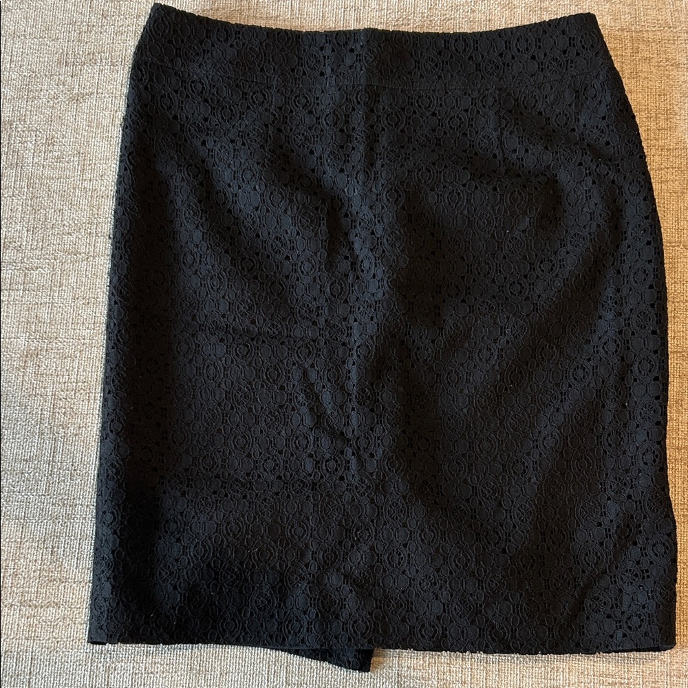 Elegant Black Lace Skirt